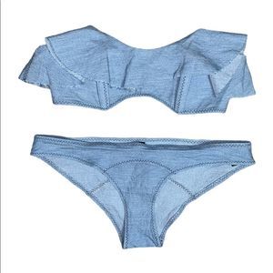 Lisa Marie Fernandez Bandeau Bikini Size 2